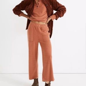 NWT Madewell MWL Cozybrushed Straight Sweatpants